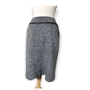Vintage Louben Wool Casual Skirt Size 10